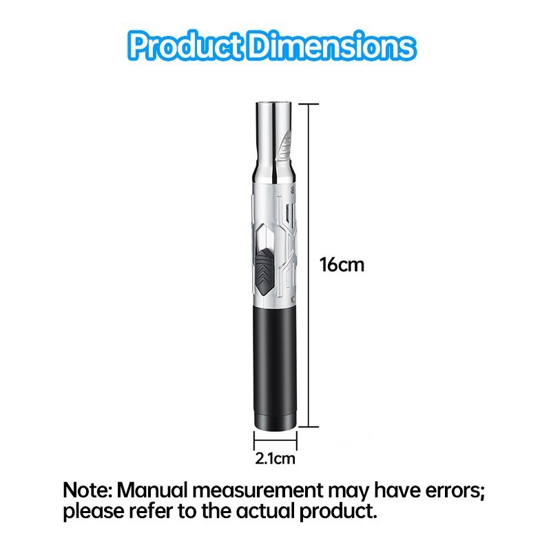 2Pcs Multi Functional Jet Flame Torch Lighter With 360 Degrees Upside Down Ignition Adjustable Flame Refillable Heat Resistant Lighter Suitable For Cigars Moxibustion Charcoal Outdoor Home